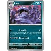 Muk 089/165 Uncommon Scarlet & Violet 151 Pokemon card