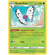 Reverse Holo Butterfree Holo Rare 003/264 Fusion Strike Singles