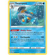 Reverse Holo Swampert Holo Rare 064/264 Fusion Strike Singles