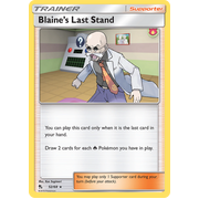 Reverse Holo Blaine's Last Stand Hidden Fates (52/68)