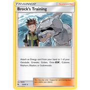 Reverse Holo Brock's Training Hidden Fates (55/68)