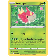 Reverse Holo Wurmple 006/196 Common Lost Origin Single