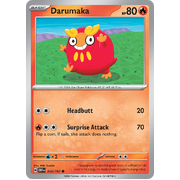 Darumaka 034/197 Common Scarlet & Violet Obsidian Flames Card Reverse Holo