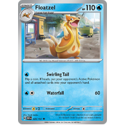 Floatzel 049/197 Uncommon Scarlet & Violet Obsidian Flames Card Reverse Holo