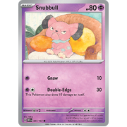 Snubbull 087/197 Common Scarlet & Violet Obsidian Flames Card Reverse Holo