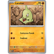 Larvitar 105/197 Common Scarlet & Violet Obsidian Flames Card Reverse Holo