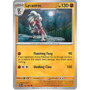 Lycanroc 117/197 Uncommon Scarlet & Violet Obsidian Flames Card Reverse Holo