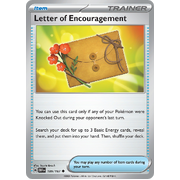 Letter of Encouragement 189/197 Uncommon Scarlet & Violet Obsidian Flames Card Reverse Holo