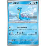 Reverse Holo Lapras 016/091 Common Scarlet & Violet Paldean Fates Single Card