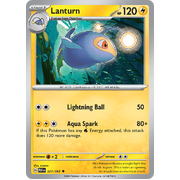 Reverse Holo Lanturn 021/091 Common Scarlet & Violet Paldean Fates Single Card