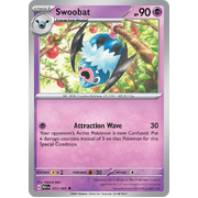 Reverse Holo Swoobat 033/091 Uncommon Scarlet & Violet Paldean Fates Single Card