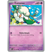 Cottonee 034/091 Common Scarlet & Violet Paldean Fates Single Card