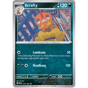 Reverse Holo Scrafty 061/091 Uncommon Scarlet & Violet Paldean Fates Single Card