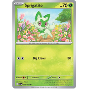 Reverse Holo Sprigatito 013/193 Common Paldea Evolved Pokemon Card