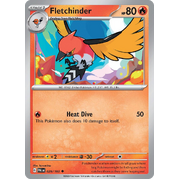 Reverse Holo Fletchinder 029/193 Uncommon Paldea Evolved Pokemon Card