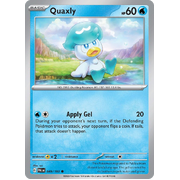 Reverse Holo Quaxly 049/193 Common Paldea Evolved Pokemon Card