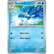 Reverse Holo Quaxwell 051/193 Uncommon Paldea Evolved Pokemon Card