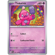 Reverse Holo Tinkatink 100/193 Common Paldea Evolved Pokemon Card