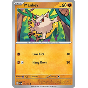 Mankey 106/193 Common Paldea Evolved Pokemon Card