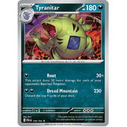 Reverse Holo Tyranitar 135/193 Rare Paldea Evolved Pokemon Card