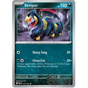 Reverse Holo Seviper 137/193 Uncommon Paldea Evolved Pokemon Card