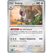 Reverse Holo Slaking 162/193 Rare Paldea Evolved Pokemon Card