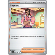 Reverse Holo Saguaro 187/193 Uncommon Paldea Evolved Pokemon Card