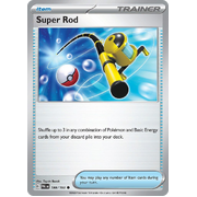 Reverse Holo Super Rod 188/193 Common Paldea Evolved Pokemon Card