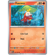 Fuecoco 023/182 Common Scarlet & Violet Paradox Rift Pokemon Card Reverse Holo