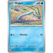 Wiglett 052/182 Common Scarlet & Violet Paradox Rift Pokemon Card Reverse Holo