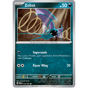 Zubat 110/182 Common Scarlet & Violet Paradox Rift Pokemon Card Reverse Holo