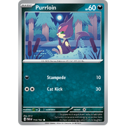 Purrloin 114/182 Common Scarlet & Violet Paradox Rift Pokemon Card