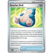 Snorlax Doll 175/182 Uncommon Scarlet & Violet Paradox Rift Pokemon Card Reverse Holo