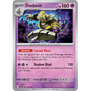 Reverse Holo Dusknoir  020/064 Rare Scarlet & Violet Shrouded Fable Pokemon Card