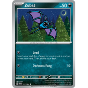 Reverse Holo Zubat  027/064 Common Scarlet & Violet Shrouded Fable Pokemon Card