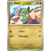 Reverse Holo Axew  044/064 Common Scarlet & Violet Shrouded Fable Pokemon Card