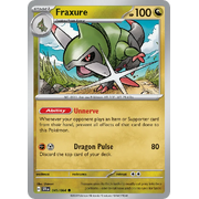 Fraxure  045/064 Common Scarlet & Violet Shrouded Fable Pokemon Card