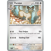 Persian  049/064 Common Scarlet & Violet Shrouded Fable Pokemon Card