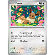 Reverse Holo Eevee  050/064 Common Scarlet & Violet Shrouded Fable Pokemon Card