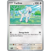 Reverse Holo Furfrou  051/064 Common Scarlet & Violet Shrouded Fable Pokemon Card