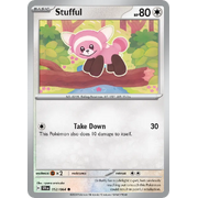 Reverse Holo Stufful  052/064 Common Scarlet & Violet Shrouded Fable Pokemon Card