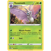 Reverse Holo Venomoth 002/195 Uncommon Silver Tempest Pokemon Card Single