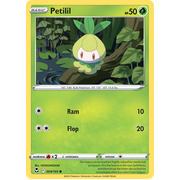 Reverse Holo Petilil 009/195 Common Silver Tempest Pokemon Card Single