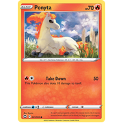 Reverse Holo Ponyta 021/195 Common Silver Tempest Pokemon Card Single