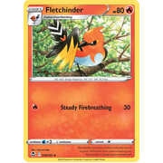 Fletchinder 028/195 Uncommon Silver Tempest Pokemon Card Single