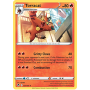 Reverse Holo Torracat 031/195 Uncommon Silver Tempest Pokemon Card Single