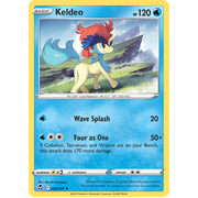 Reverse Holo Keldeo 046/195 Rare Silver Tempest Pokemon Card Single