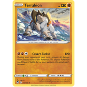 Reverse Holo Terrakion 097/195 Holo Rare Silver Tempest Pokemon Card Single