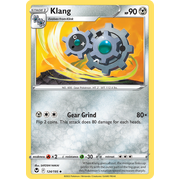 Reverse Holo Klang 124/195 Uncommon Silver Tempest Pokemon Card Single