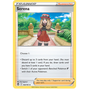 Reverse Holo Serena 164/195 Uncommon Silver Tempest Pokemon Card Single